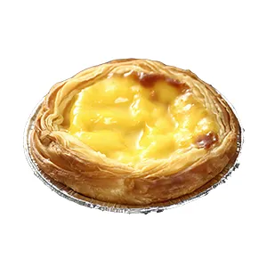 Puff pastry egg tart