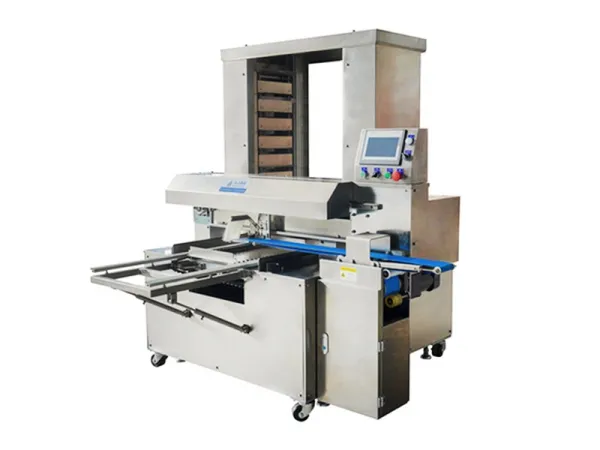 Compact Panner with Tray Feeder, Tray Aligning Machine