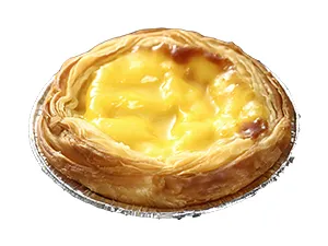 Puff pastry egg tart